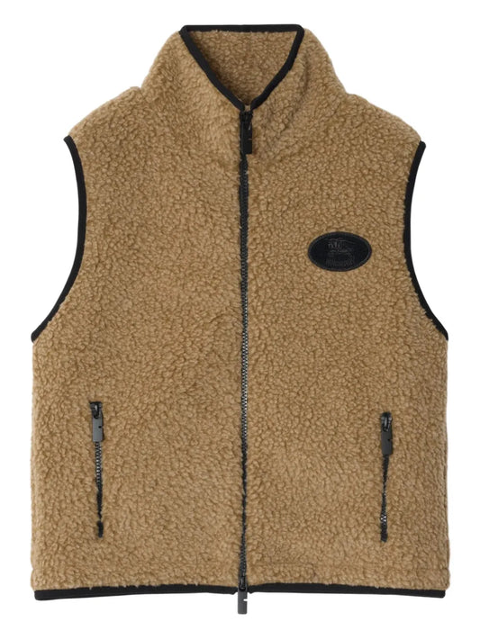 Cropped Fleece Gilet