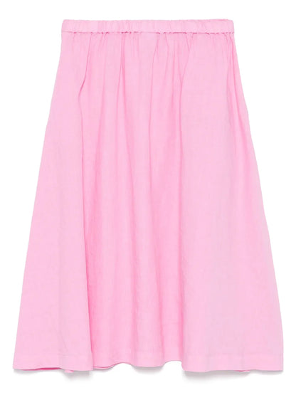 Linen Midi Skirt