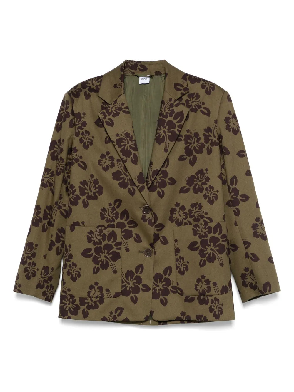 Floral-Print Blazer