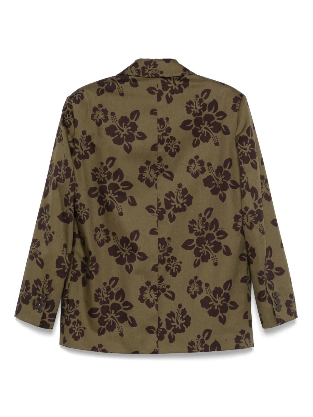 Floral-Print Blazer