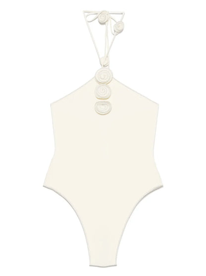 Flower-Detailing Swimsuit