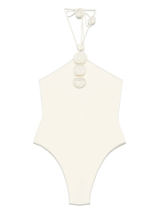 Flower-Detailing Swimsuit
