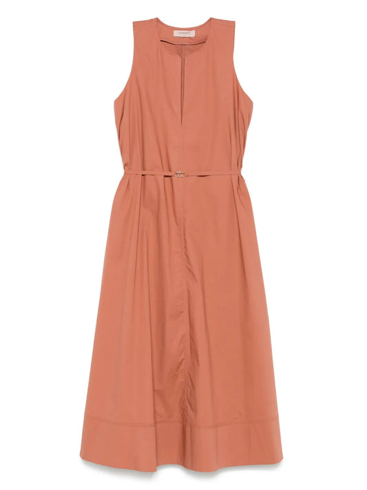 Logo-Plaque Midi Dress