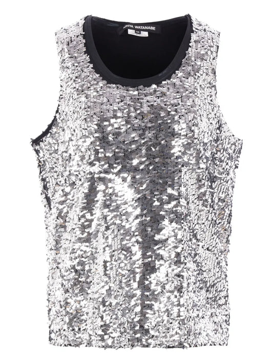 Sequin-Embellished Top