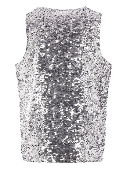 Sequin-Embellished Top