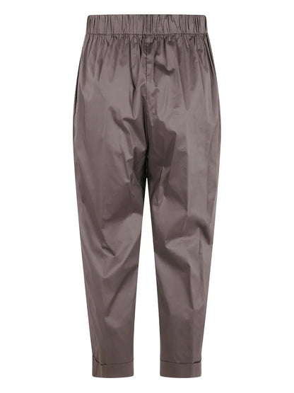 Elasticated-Waist Trousers