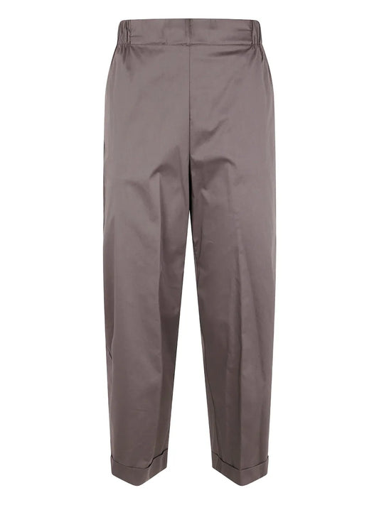 Elasticated-Waist Trousers