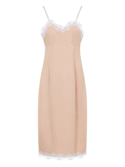 Lace-Trim Dress
