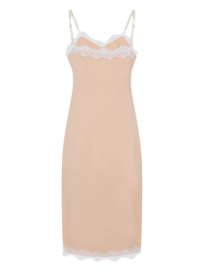 Lace-Trim Dress