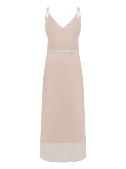 Open-Back Silk Dress