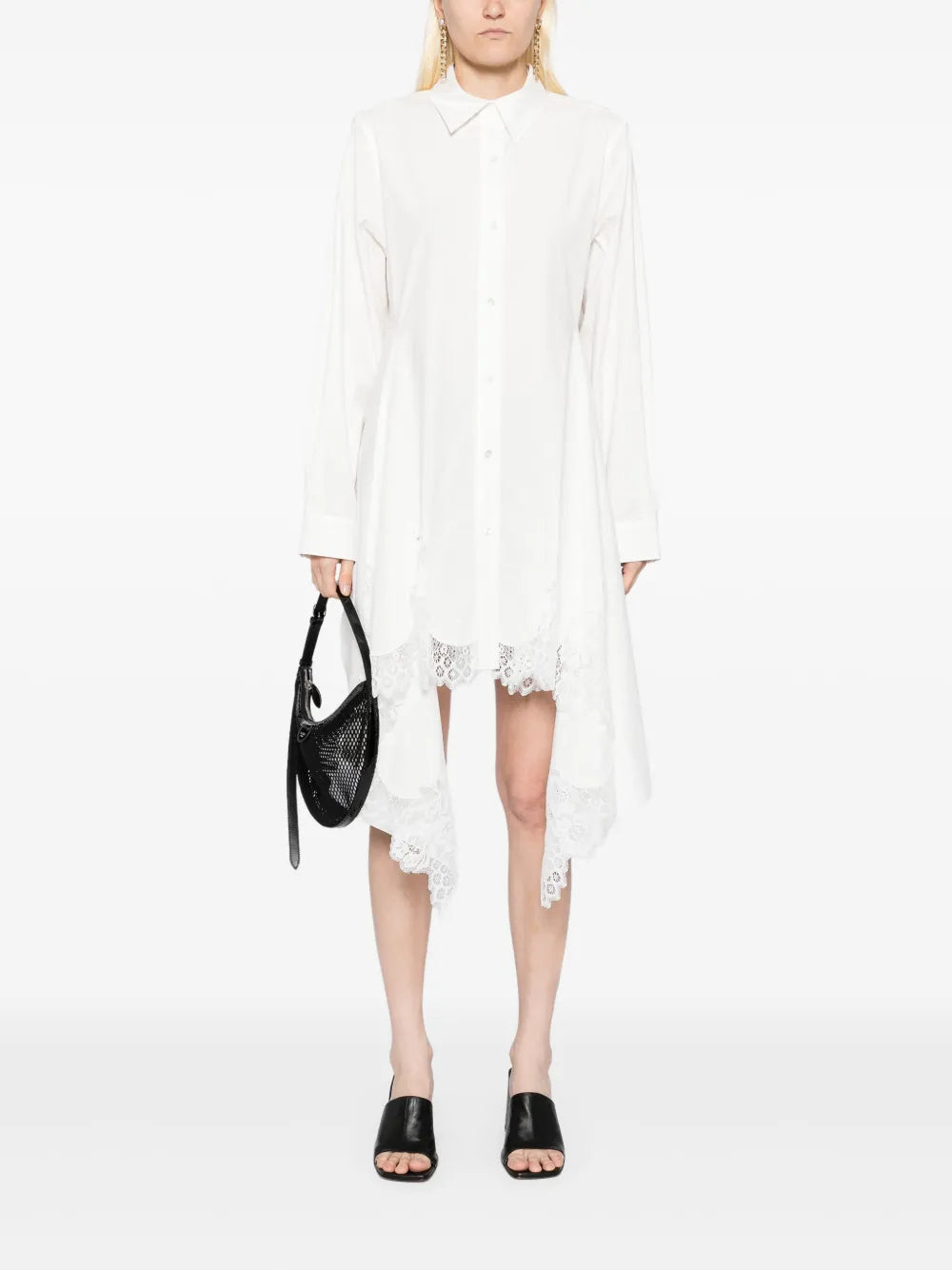 Lace Shirt Dress