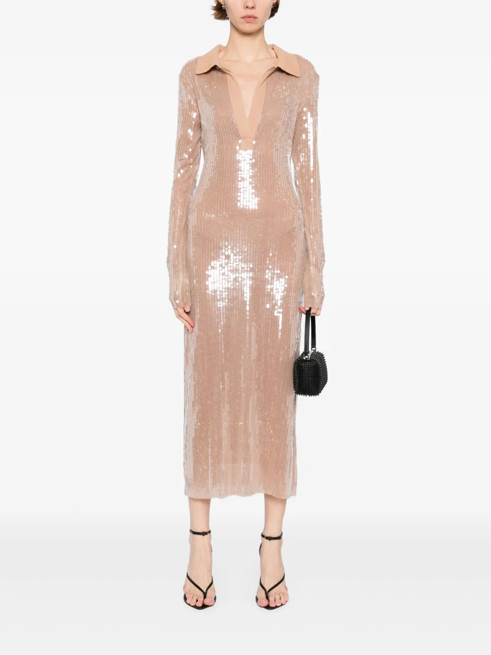 Mesh Midi Dress