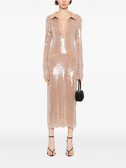 Mesh Midi Dress