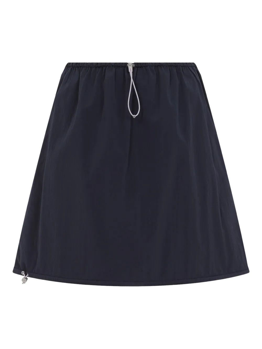 Drawstring Miniskirt