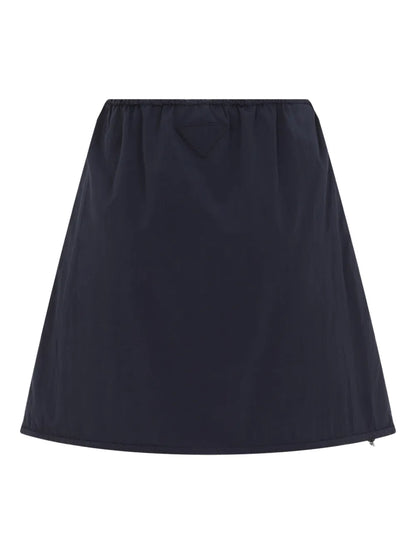 Drawstring Miniskirt
