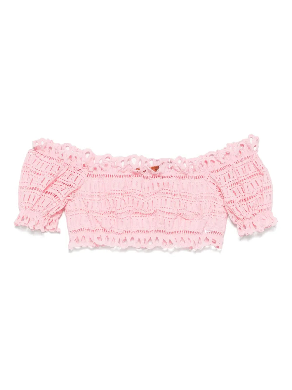 Broderie Anglaise Cropped Top