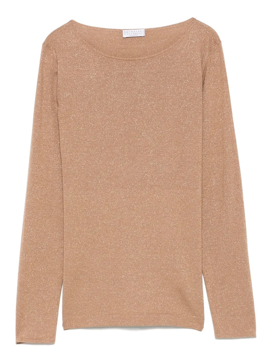 Metallic-Thread T-Shirt