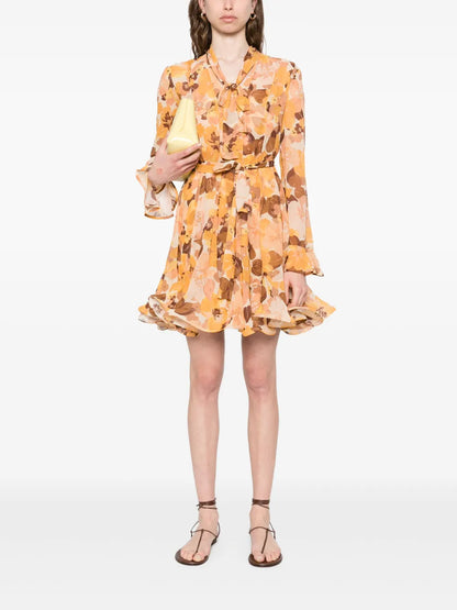 Balance Lantern Mini Dress