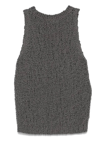 Bouclé Knitted Top