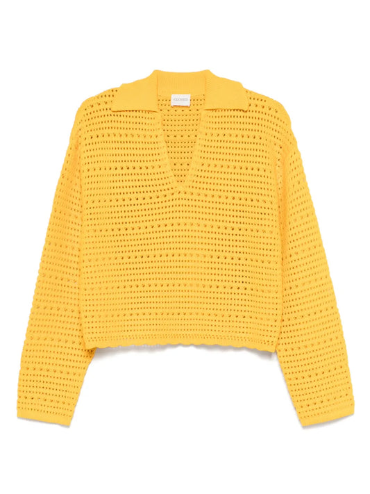 Organic Cotton Polo Sweater