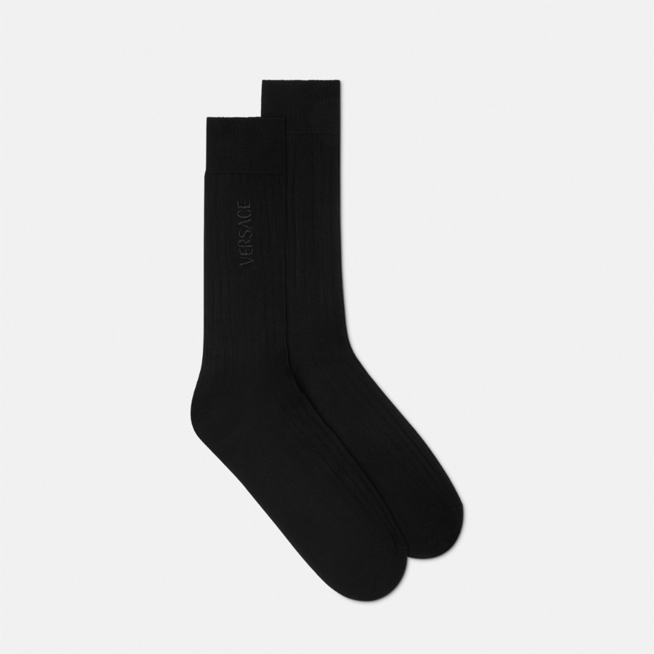 Logo Ribbed Socks