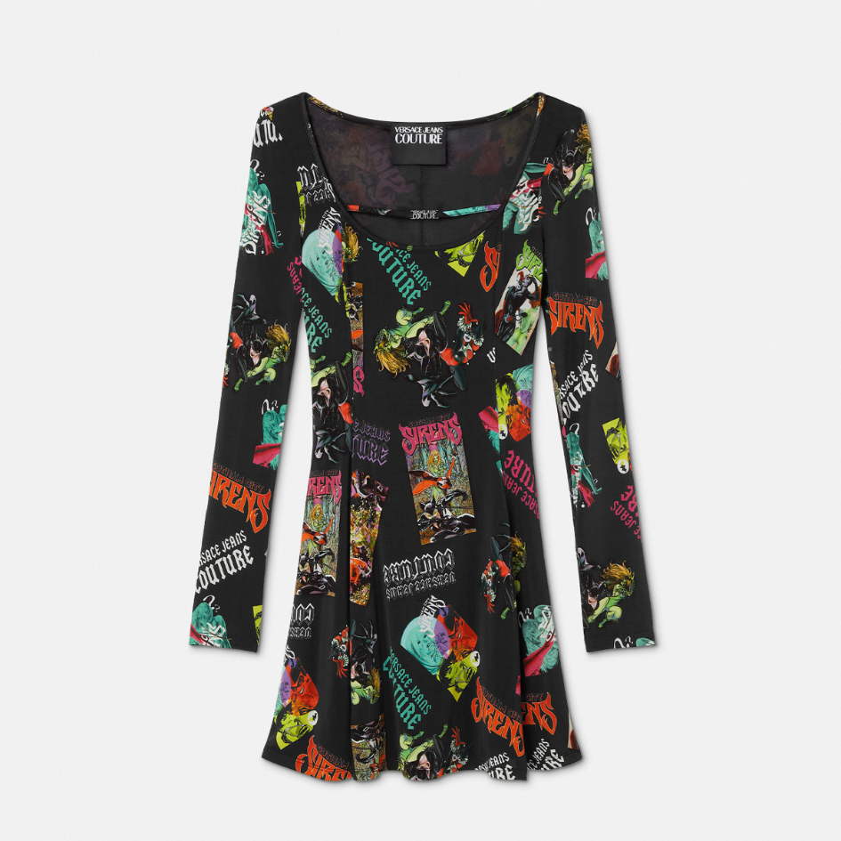 Gotham City Sirens Flared Mini Dress