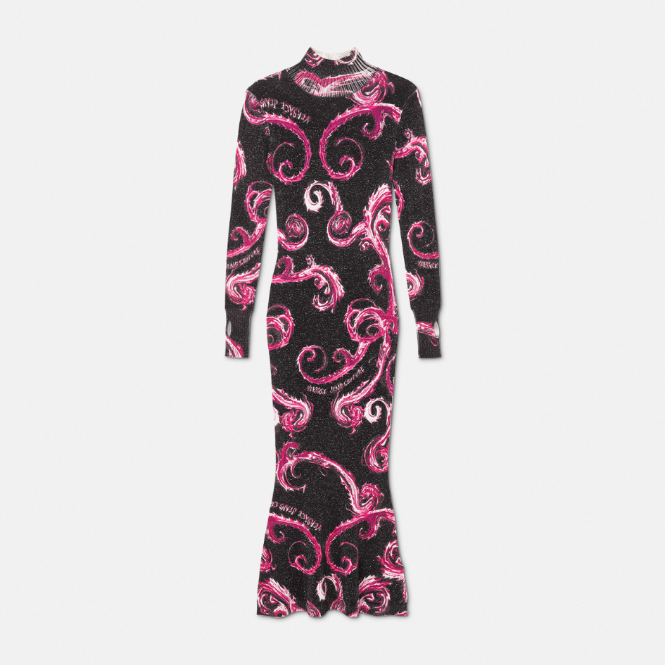 Chromo Couture Lurex Midi Dress