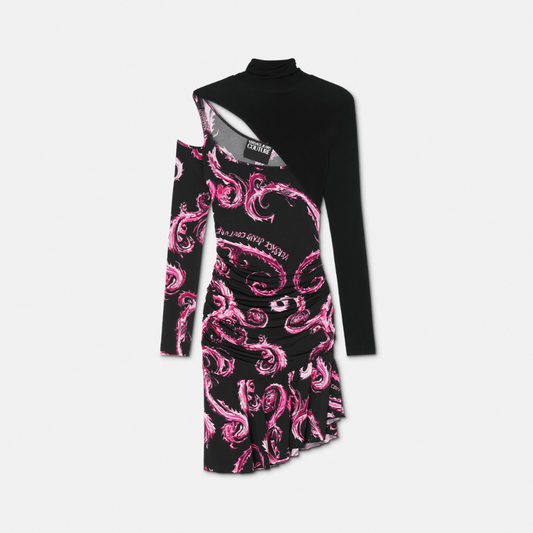 Chrome Couture Cutout Midi Dress