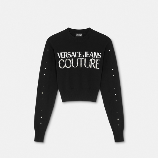 Embellished Logo Jumper