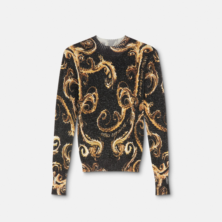 Chromo Couture Lurex Knit T-Shirt