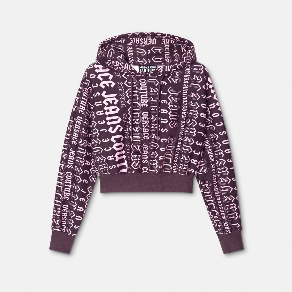 Logomania Crop Hoodie