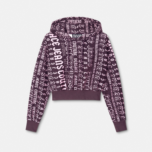 Logomania Crop Hoodie