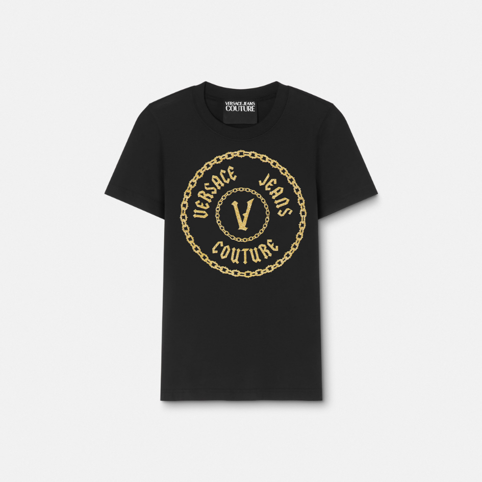 Chain V-Emblem T-Shirt