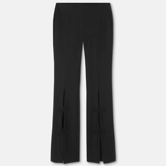 Lace-Up Flared Trousers