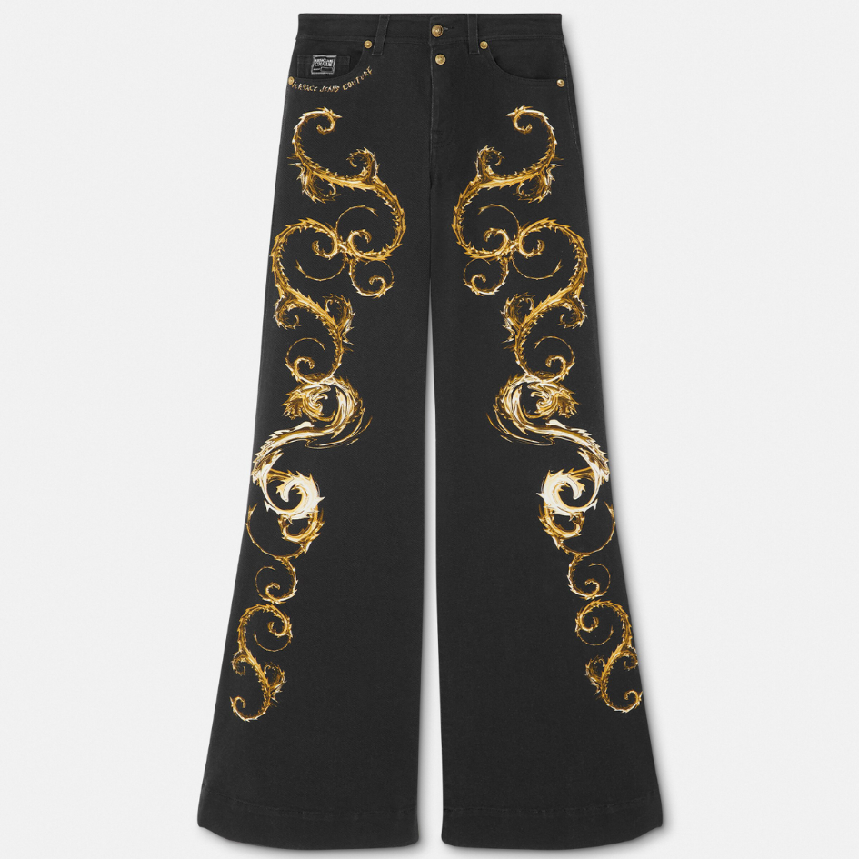 Chromo Couture Wide Flared Jeans