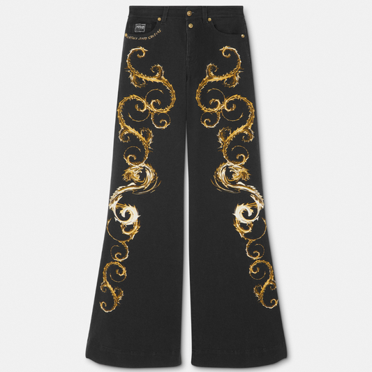 Chromo Couture Wide Flared Jeans