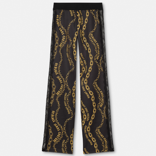 Chain Couture Lace Trousers
