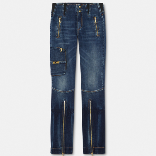 Cargo Slim-Fit Jeans