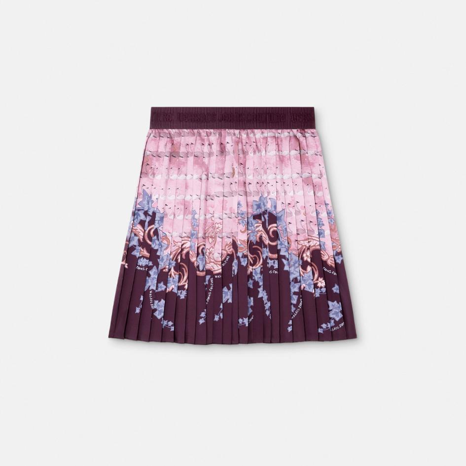 Swan Lake Pleated Mini Skirt