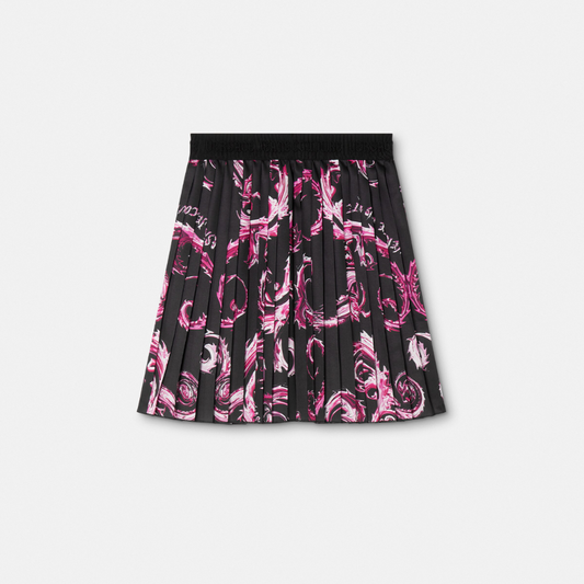 Chromo Couture Pleated Mini Skirt