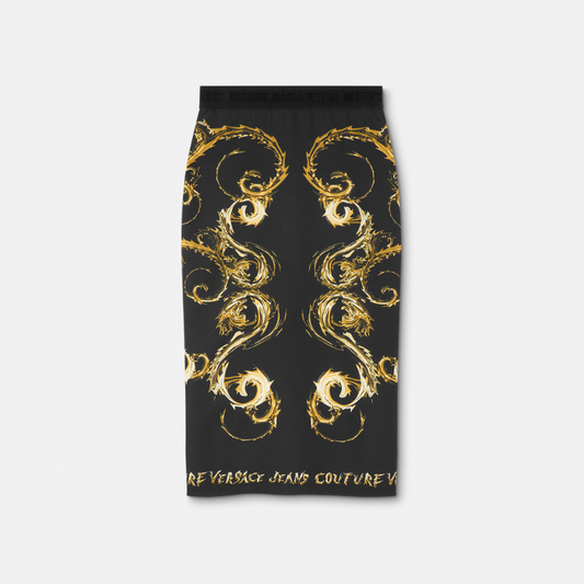 Chromo Couture Pencil Midi Skirt