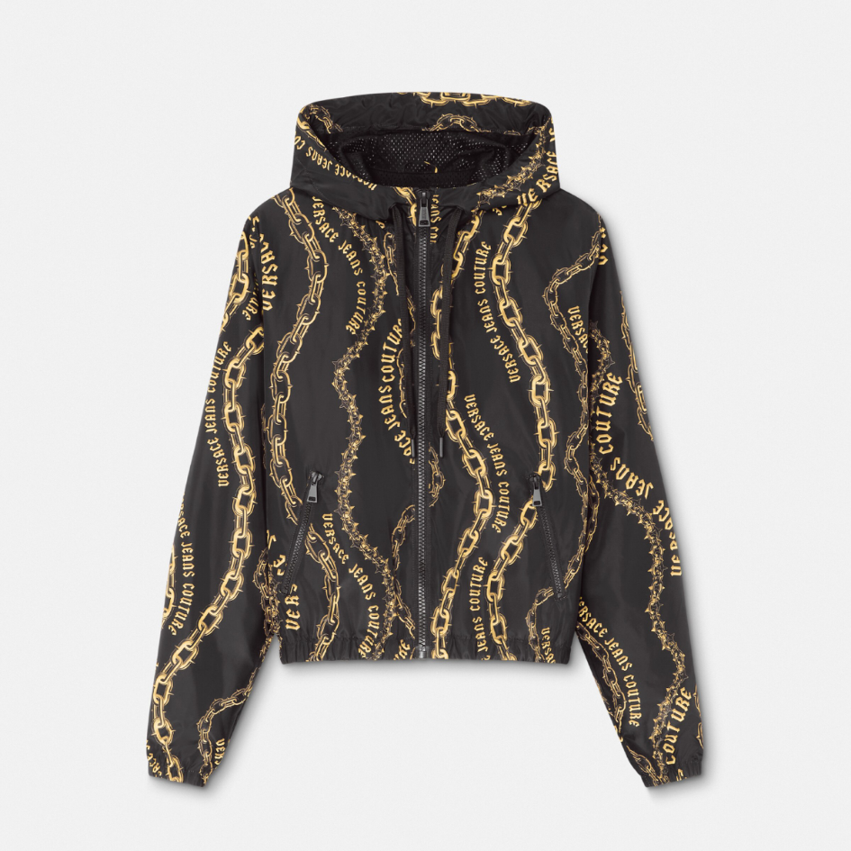 Chain Couture Windbreaker Jacket