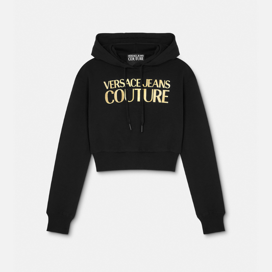 Logo Crop Hoodie