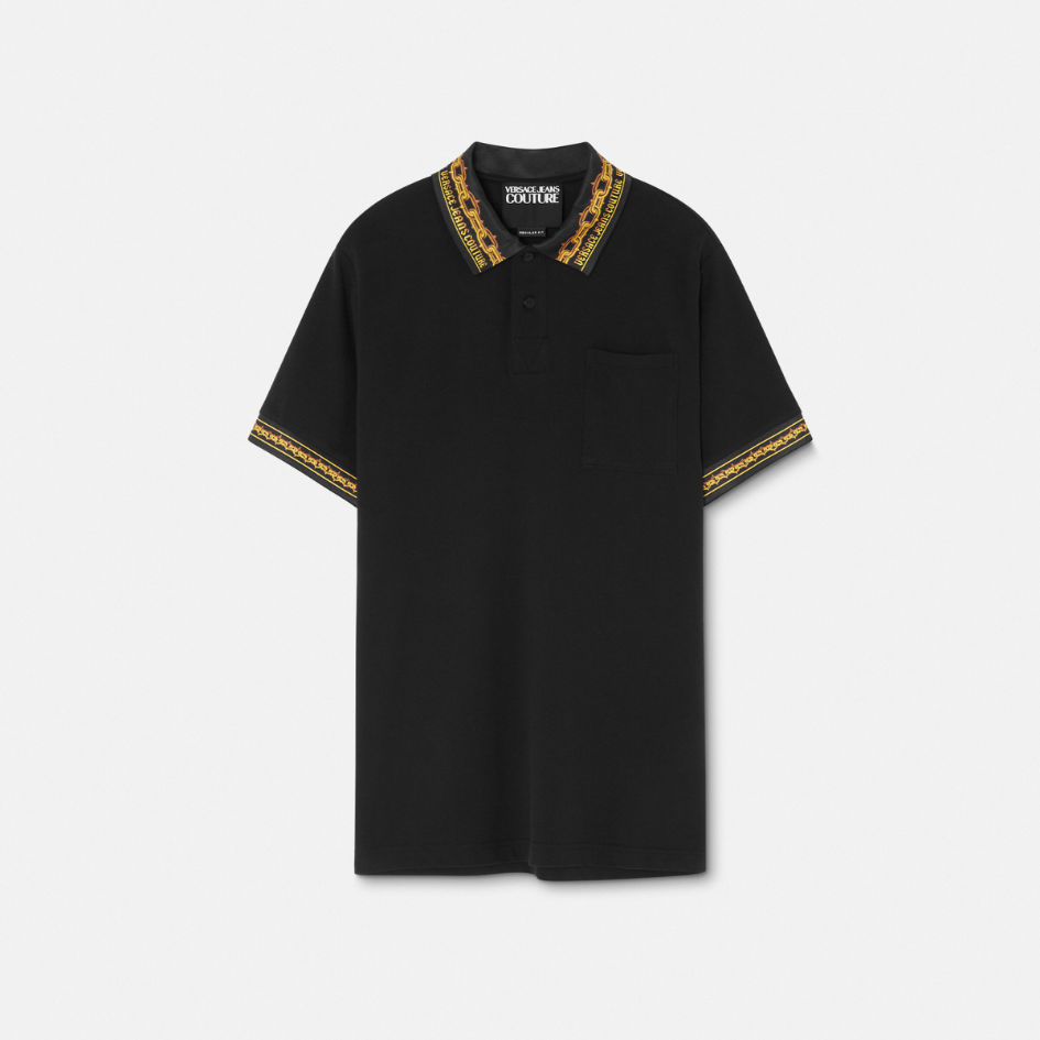 Chain Couture Regular-Fit Polo Shirt