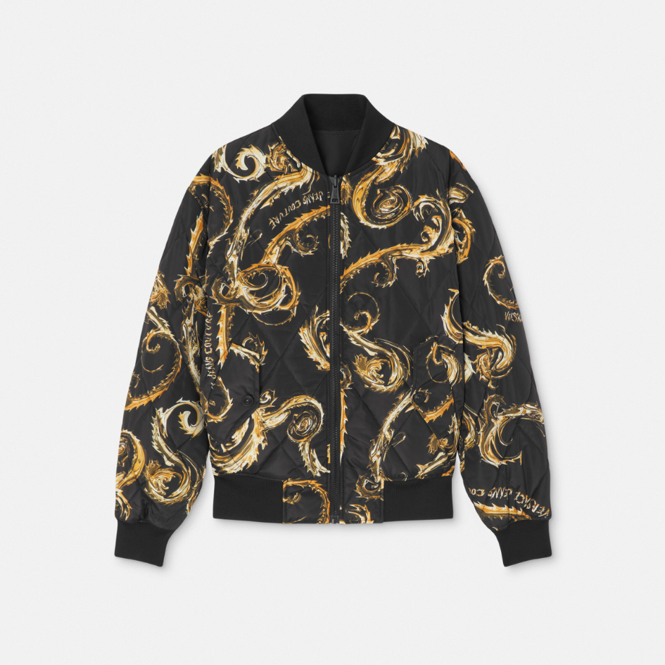 Chromo Couture Reversible Bomber Jacket