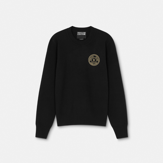 V-Emblem Slim-Fit Jumper