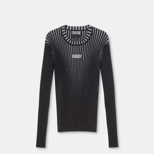 Logo Slim-Fit Ribbed Jumper