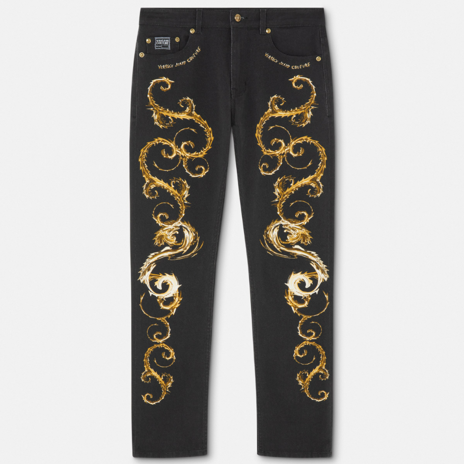 Chromo Couture Slim-Fit Jeans
