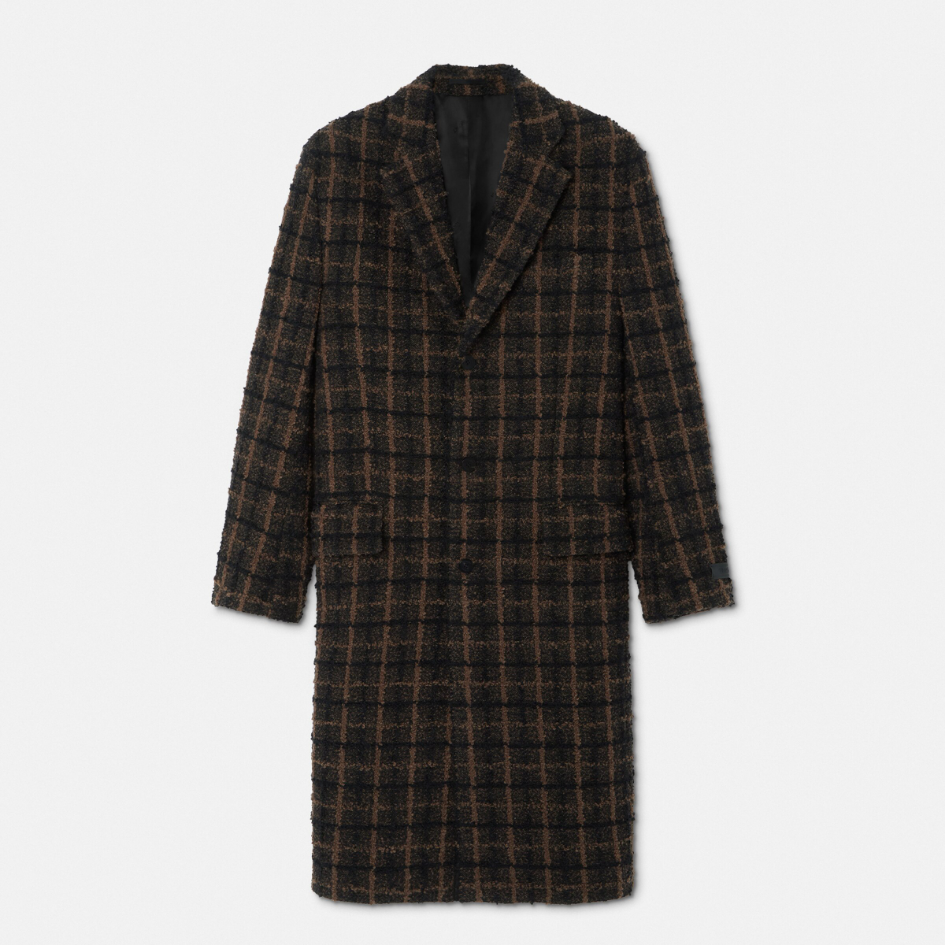 Bouclé Tweed Coat