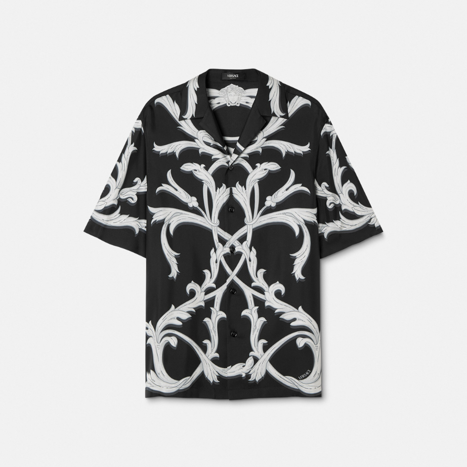 Acanthus Leaves Silk Shirt